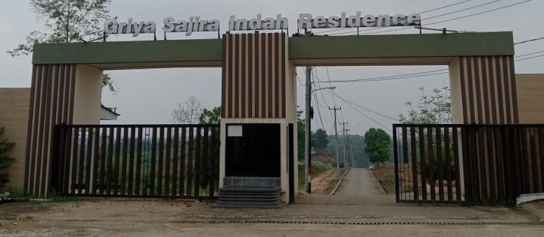 Gerbang utama Griya Sajira Indah